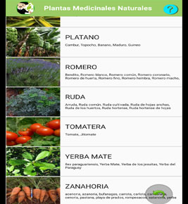 Aplicación Plantas Medicinales Naturales